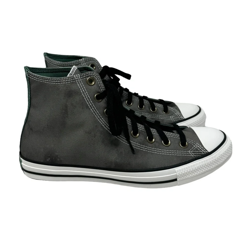 Converse Chuck Taylor Canvas Gray High Sneakers Skate Shoes Men's Size A06586C - Picture 5 of 10